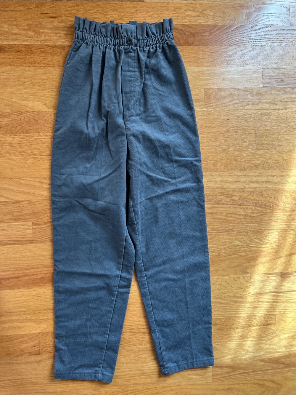 Vintage Healthtex High-Waist Charcoal youth 12 Tapered Pants